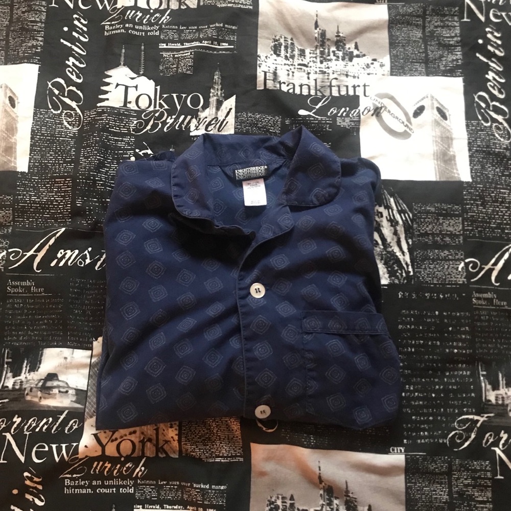 Hawaiian Print Button-Up